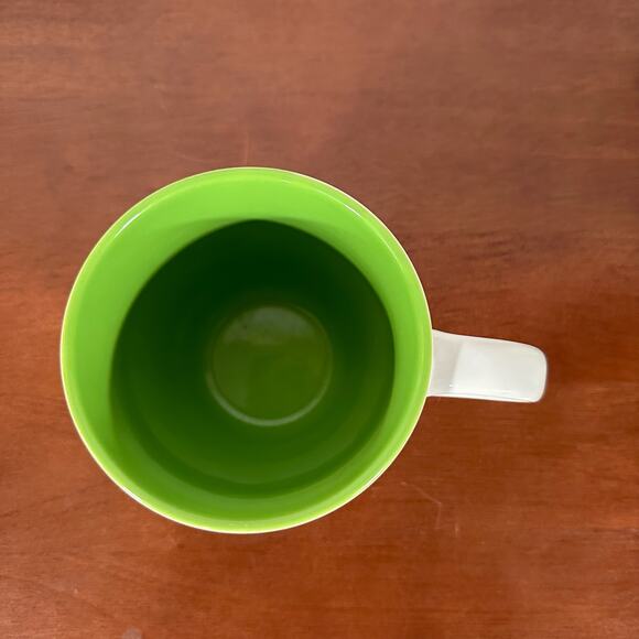 Walt Disney World 22oz Goofy Character Ceramic Coffee Mug White Green Interior - Picture 5 of 8